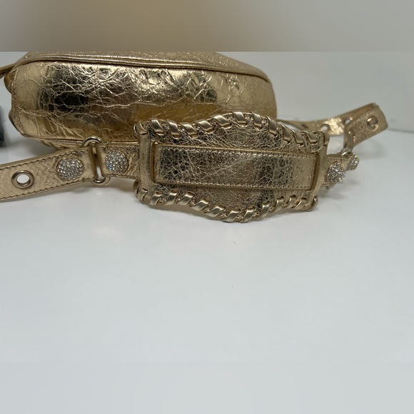 Balenciaga Le Cagole Rhinestone Bag XS Gold - Picture 4 of 8